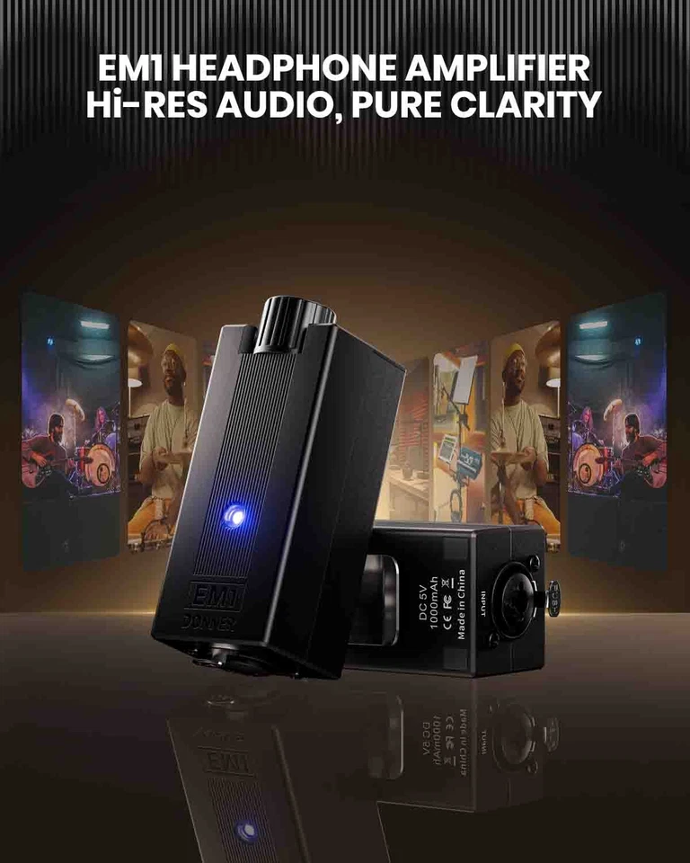 Donner EM1 Headphone in-Ear Monitor Amplifier with XLR and TRS Input 3.5mm Jack - Image 2 of 4
