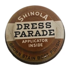 Vintage Shinola Dress Parade Boot/ Shoe Polish Brown 