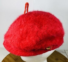 Vintage Women Furgora Mayfair KANGOL Hat Made In England One Size Red
