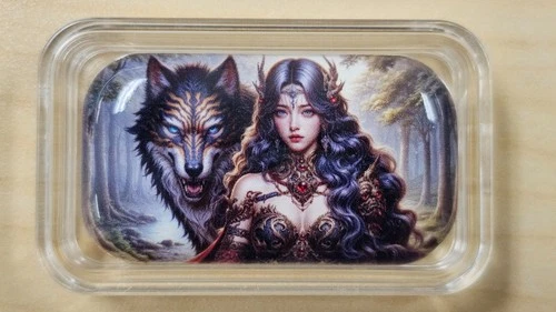 Hayleybug Mint 2 oz Silver Bar - Lupine Guardian #13/15