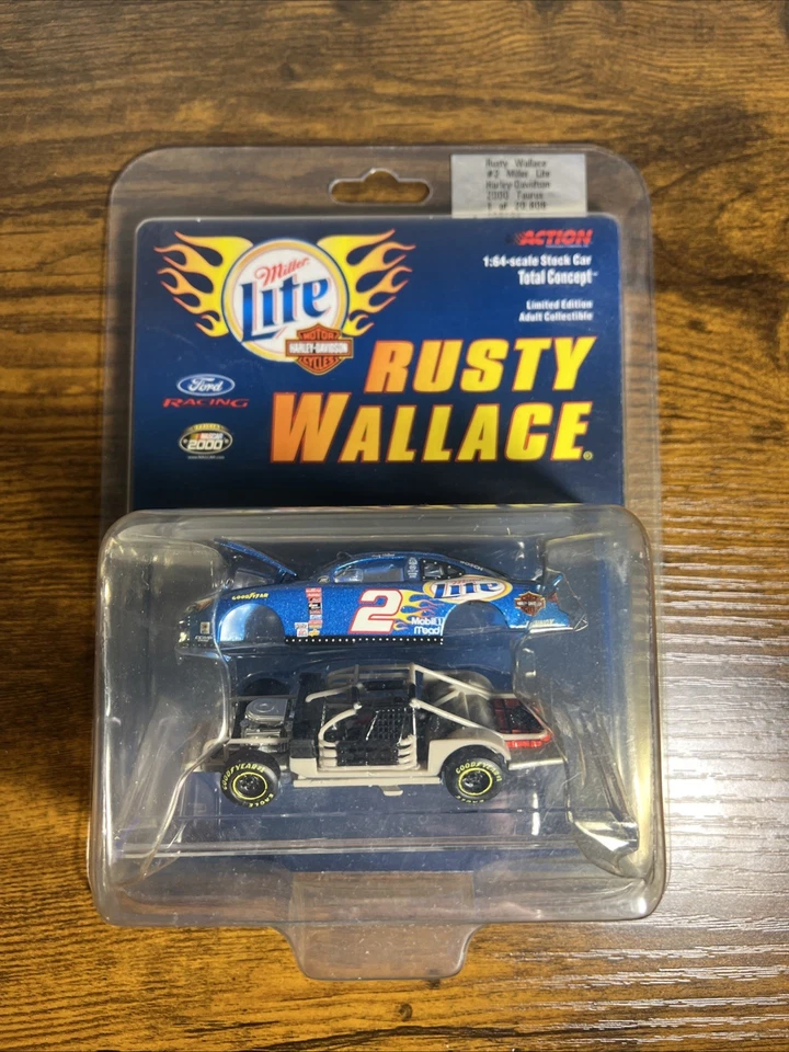 🔥 Rusty Wallace 1:64 Diecast Bundle 98–00, Harley, Last Lap, Miller Time (5) Foto 2 de 4