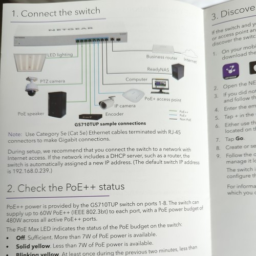 Netgear 10-Port Gigabit Ethernet Ultra60 PoE++ Switch - Picture 6 of 6