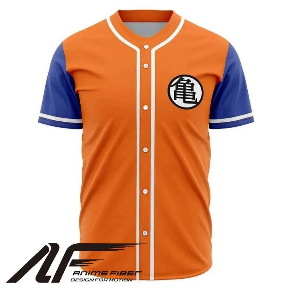 Kame Symbol Baseball Jersey | Dragon Ball Anime Jersey