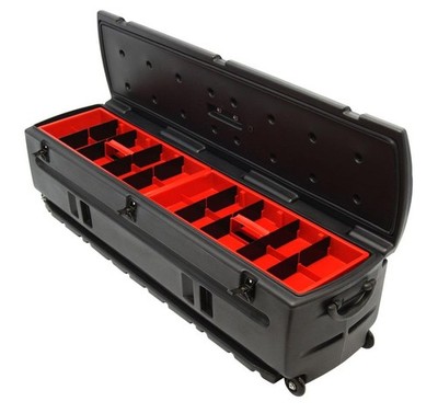 DU-HA Black Polyethylene Firearm Storage Tote - Weatherproof & Durable Gun Case