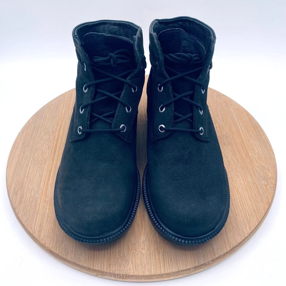 Botas Kodiak para mujer 7 negras de cuero con cordones al tobillo impermeables senderismo Foto 2 de 4