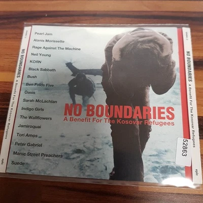 VARIOUS no boundaries - benefit kosovar refugees SMM VG/EX (CD Album, Rock) - Bild 1 von 3
