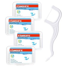 FAMILIFE Floss Picks, 200 200 Foot (Pack of 1), Unflavored (200 Count) 
