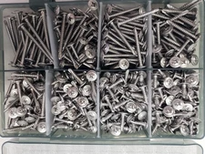 XIFOWE Sheet Metal Screws #8 for 410 Stainless Steel, Drill Bit Strong Box Parts