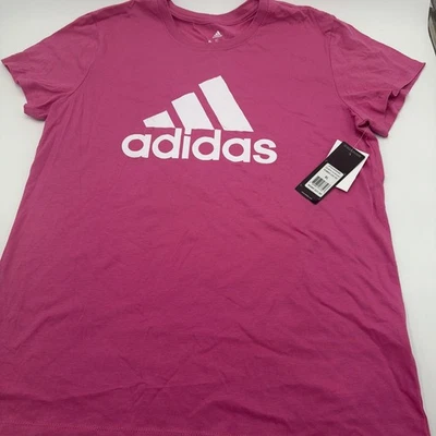 Girl's Adidas Shirt Suze L (14) Dark Pink Regular Fit NWT - Image 1 of 4