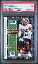 2025 Panini Score NFL Draft Travis Hunter Showcase /100 RC #11 PSA 7 NEAR-MINT