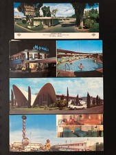  4 Las Vegas Nevada long postcards all posted 