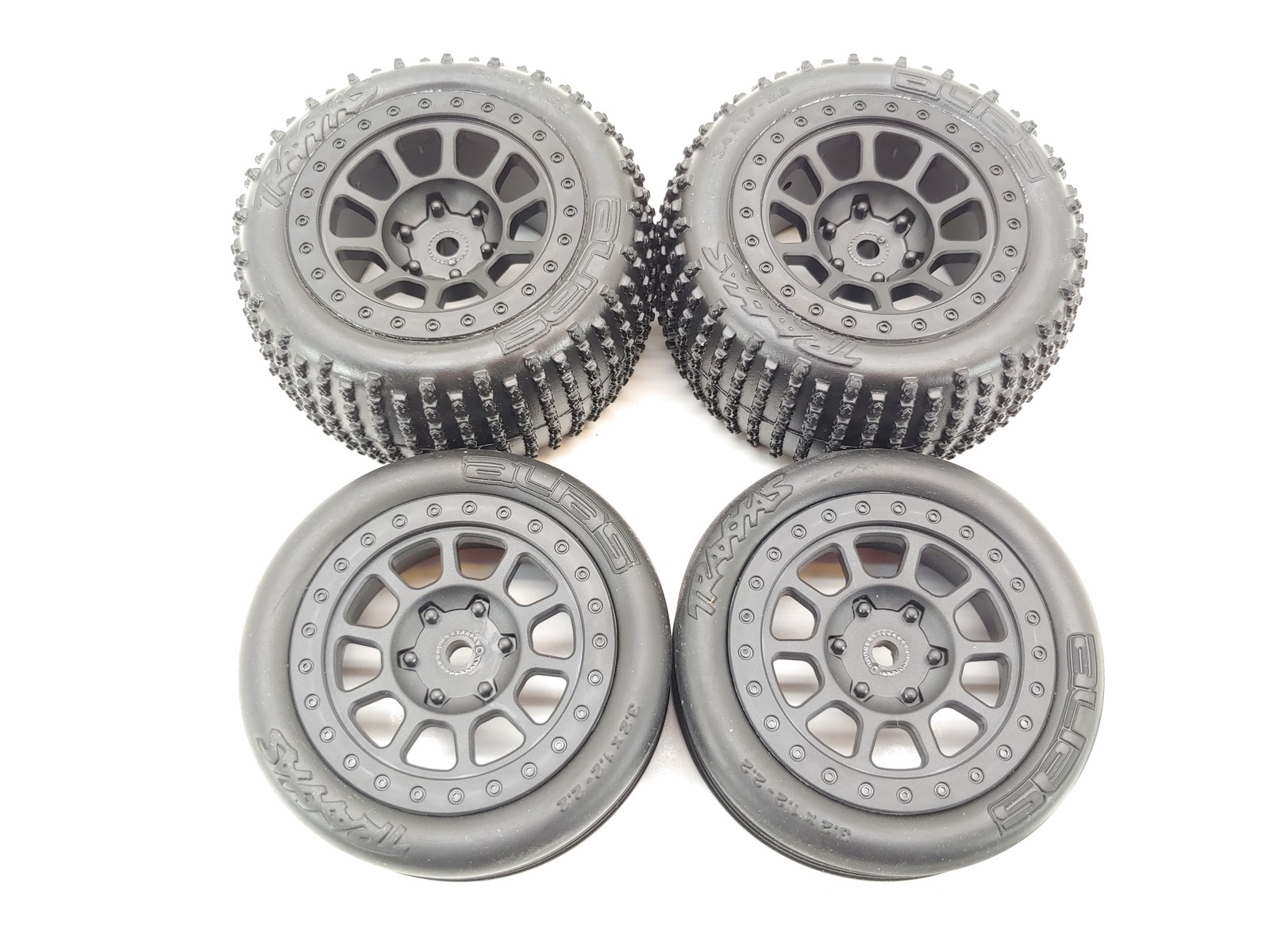 NEW Traxxas Bandit 1/10 2wd XL-5 Alias Front/Rear Tires & Wh