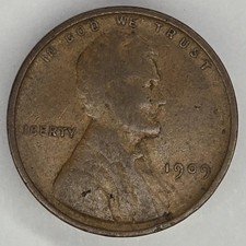 1909 1C Lincoln Cent VG BN