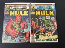 Marvel Super Heroes 95 & 97, Lot Of 2 Silver Age Hulk Reprints. Mid 1981 Marvel