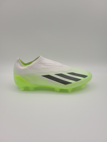 Adidas X Crazyfast.1 LL FG Men Sz 4.5 White Lemon Laceless Soccer Cleats GY7378 - Picture 5 of 8
