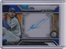 2016 Topps Strata - Strata Autographs Blue #SA-ZL Zach Lee 62/99