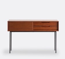 Walnut Veneer Noyeto Console Table  Laredoute, new other RRP 549,-