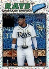 Chandler Simpson 2026 Topps Heritage Chrome Silver Sparkle Refractors