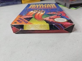 P&oacute;ster completo en caja original Solar Jetman: Hunt for the Golden Warpship para Nintendo NES