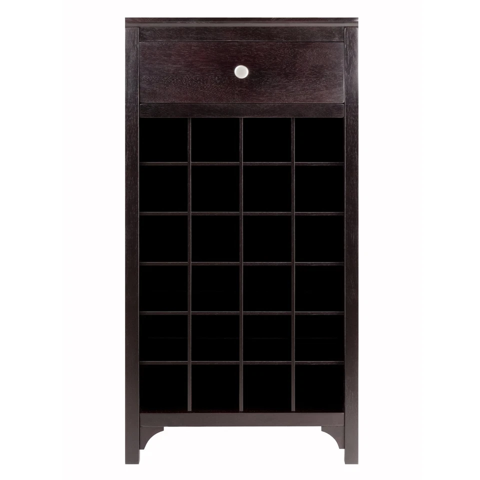 Armario de vino modular Ancona de 24 botellas con cajón 19,09 W x 12,6 D x 37,52 H-Inc... Foto 3 de 4