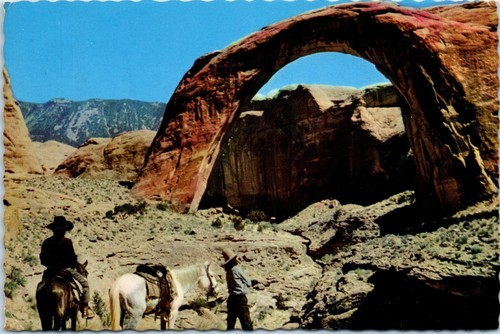 Rainbow Bridge Natural Arch, Bridge Canyon, Utah Postcard