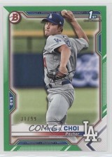 2021 Bowman Prospects Green Border 31/99 Hyun-il Choi #BP-130 09an