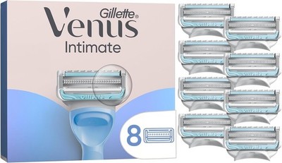 Gillette Venus intimate für den Intimbereich 8 Systemklingen Neu (460)