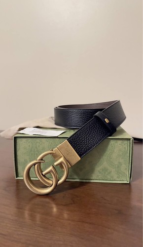 Gucci GG Supreme Reversible Belt Authentic/Size 90Fits 30-34 Waist 