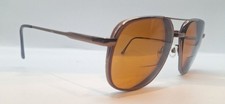 Vintage Brown Pilot Metal Sunglasses FRAMES ONLY