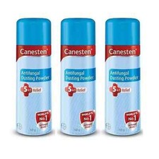 Canesten Antifungal Dusting Powder Skin Irritation, Redness, Itching 100g X 3