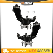 For 2012-2018 Ford Focus Pair Front Wheel Hub Bearing Steering Knuckle Assembly