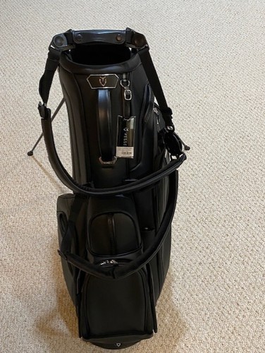 New Vessel Player V PRO Stand Bag 7-Way Pebbled Black, Dual Strap NWT - Picture 2 of 5