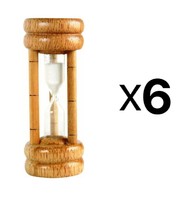 Harold Import 3 Minute Wood Sand Timer Kitchen Perfect Boiled Eggs (6-pack) on sale Harold Import 3 Minute Wood Sand Timer Kitchen Perfect Boiled Eggs (6-pack) on sale