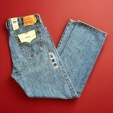 Levi's Men's 501 Original Fit Jeans Straight Leg Button Fly 100 Cotton 38x34