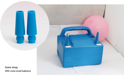 #ad Electric Balloon Air Pump Inflator Double Hole High Pressure Inflator for Party $137.39