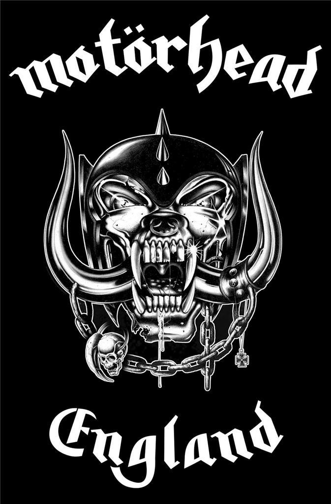 OFFICIAL LICENSED - MOTORHEAD - ENGLAND TEXTILE POSTER FLAG METAL