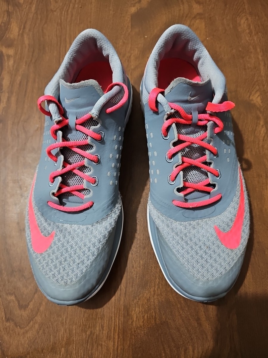nike fs lite run 2 womens grey and pink