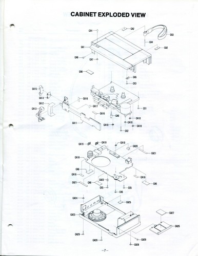 Vintage Fisher Service Manual Stereo Cassette Recorder PH-15 - Picture 2 of 3