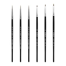 XDT#537+725 Micro Fine Flat Tip #0#00#000 & Pin Point #0000 Combo Set