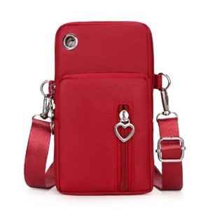 Mini Ladies Mobile Phone Bag Oxford Multi-layer Zipper Women's Crossbody Wallet Handbag Comfortable Underarm Bag For Women