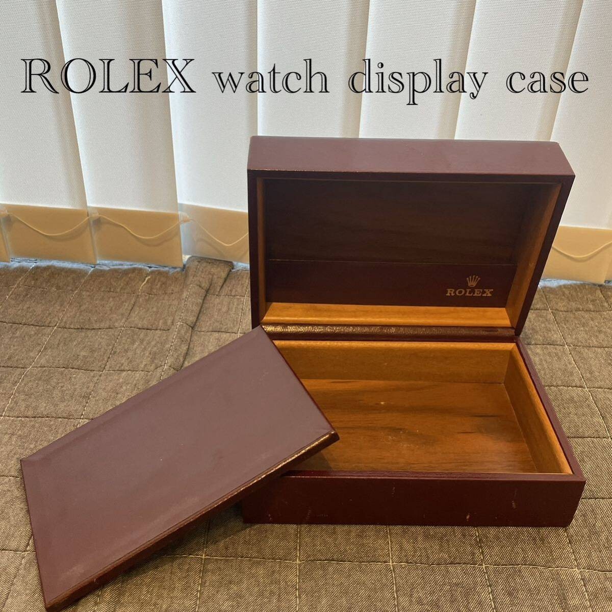 ROLEX wooden storage watch box #43 | eBay