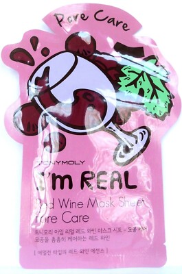 Tony Moly I'm real Red Wine Mask Sheet Pore Care