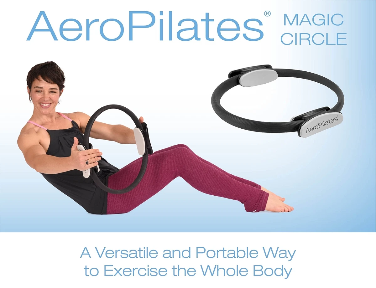 AeroPilates Magic Circle Pilates Ring for Mat & Reformer Workouts - Fitness  R