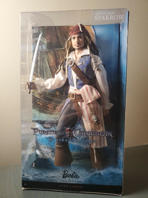 jack sparrow barbie doll