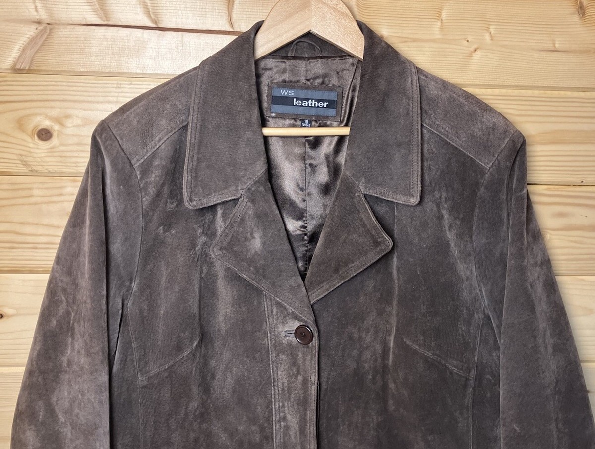 ジャケット・アウター 90s Suede Leather Switching Wool Jacket. 90s Suede Leather Switching Wool Jacket