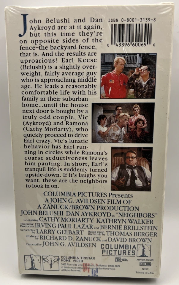 Neighbors (VHS 1988) Dan Aykroyd & John Belushi Factory Sealed New Foto 2 de 4
