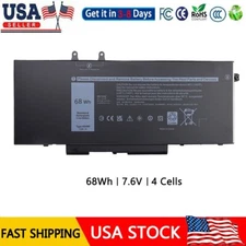 4GVMP Battery for Dell Latitude 5400 5500 Precision 3540 Laptop 9JRYT C5GV2 68Wh