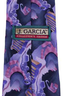 Cravate Homme J Garcia édition Collector 100% Soie - Imprimé Graphique - Largeur 3,75"