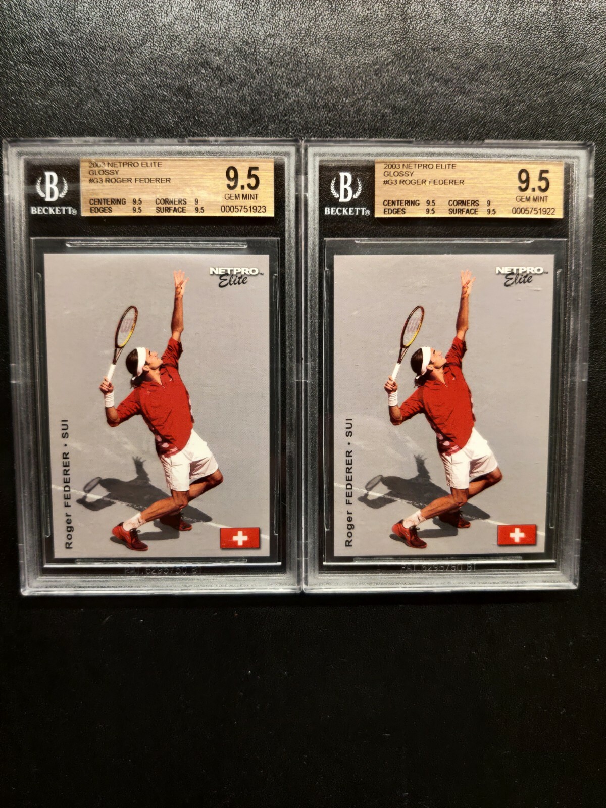 Roger Federer #3 (Tennis Cards 2003 NetPro Elite Glossy) — is it worth grading?
