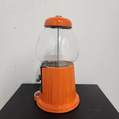 Vintage 1986 Jolly Good Orange Gumball Machine Candy Dispenser